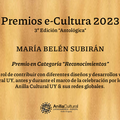 Premio e Cultura Anilla Uruguay imagen